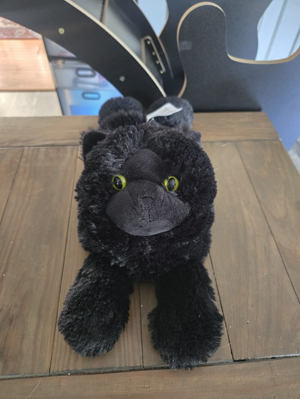 Warmies Long Black Cat Heatable Scented Plush Halloween Collection